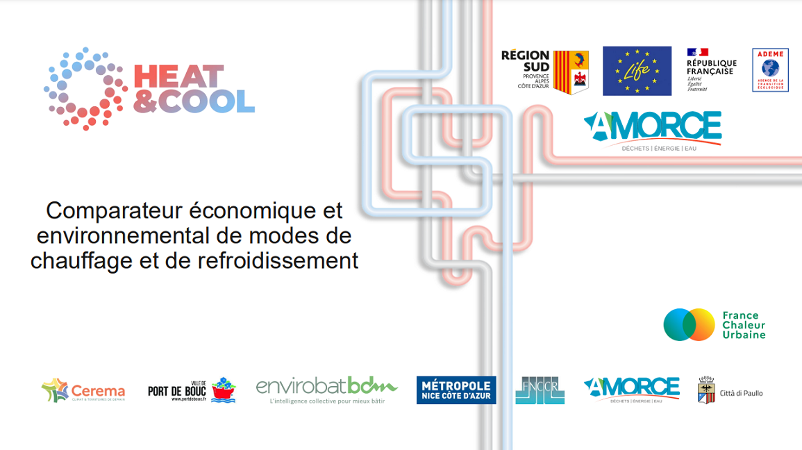 Page de garde de la présentation du comparateur de coûts et émissions de CO2